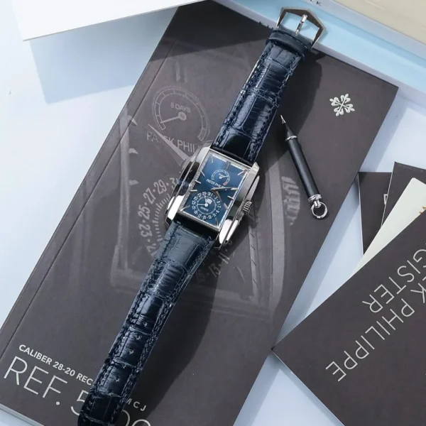 Patek Philippe Gondolo 8 Days Ref.5200G White Gold Blue Dial