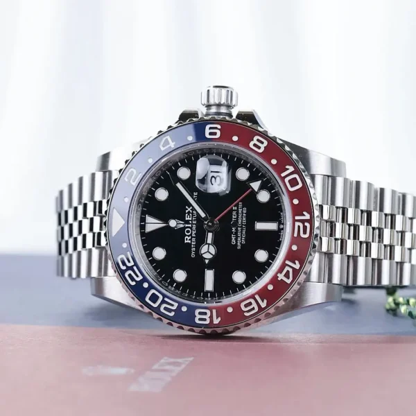 Rolex GMT-Master II Pepsi ขอบ Mark II สีสดใส | The Time Bangkok