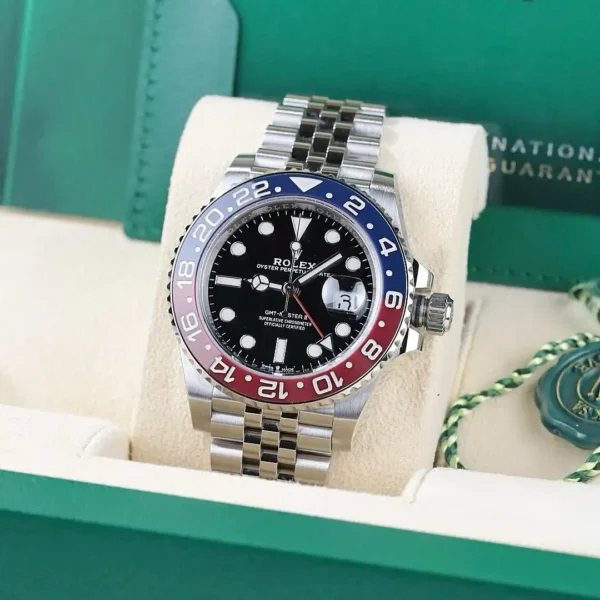 Rolex GMT-Master II Pepsi Jubilee 126710BLRO Fullset - The Time Bangkok