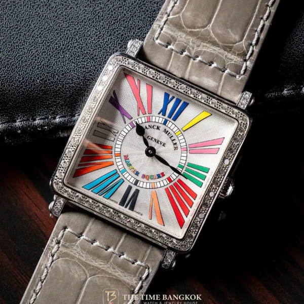 ขอบตัวเรือนฝังเพชรแท้ Franck Muller Color Dreams - The Time Bangkok