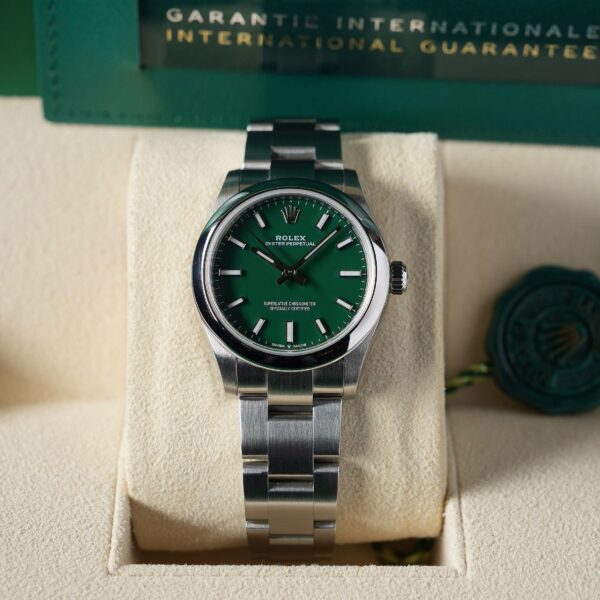 Rolex Oyster Perpetual 31 Full Set กล่องและใบรับประกัน The Time Bangkok
