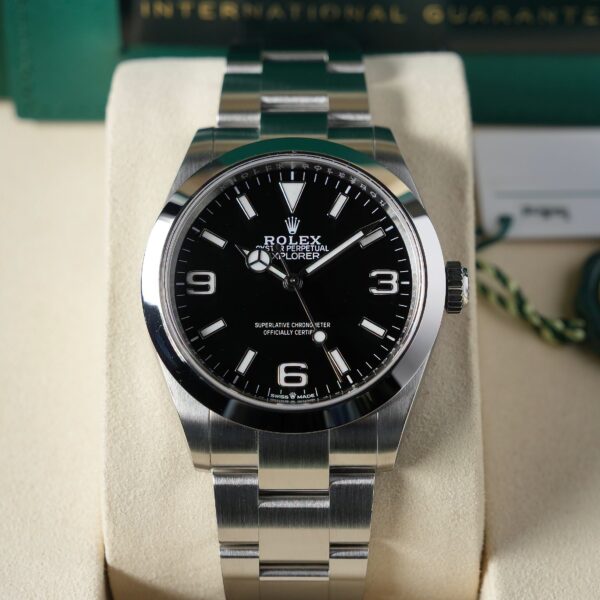 Rolex Explorer 40 ตัวเรือน Oystersteel มือสอง The Time Bangkok